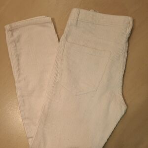 Cream Corduroy Pants